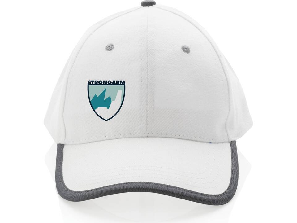 Impact AWARE™ Brushed rcotton 6 panel contrast cap 280gr 18