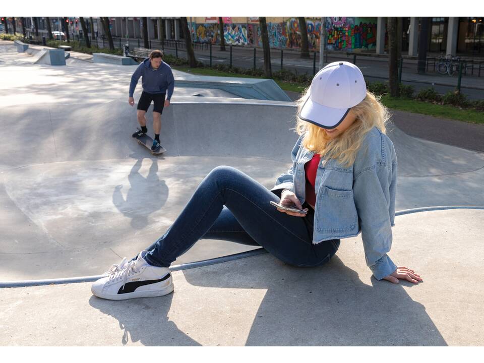 Impact AWARE™ Brushed rcotton 6 panel contrast cap 280gr 20