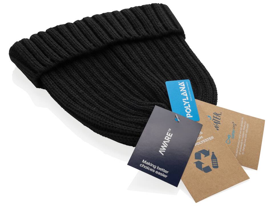 Kennedi AWARE™ Polylana® beanie with large rib 3