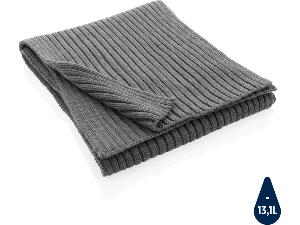 Impact AWARE™ Polylana® knitted scarf 180 x 25cm 1