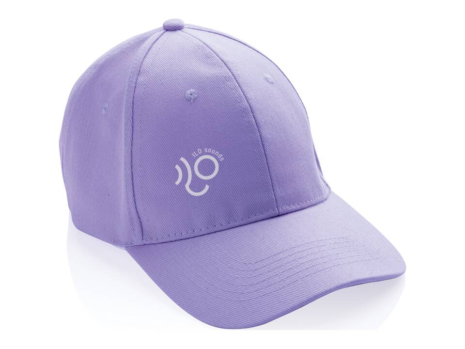 Impact 6 panel 280gr Recycled cotton cap with AWARE™ tracer 40