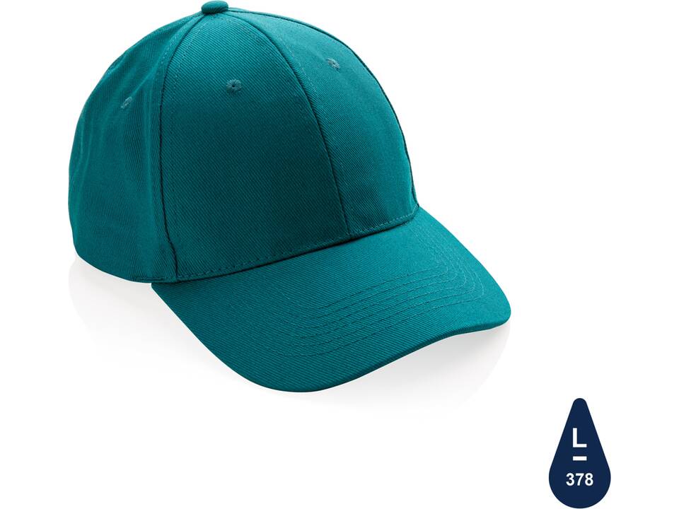 Impact 6 panel 280gr Recycled cotton cap with AWARE™ tracer 12