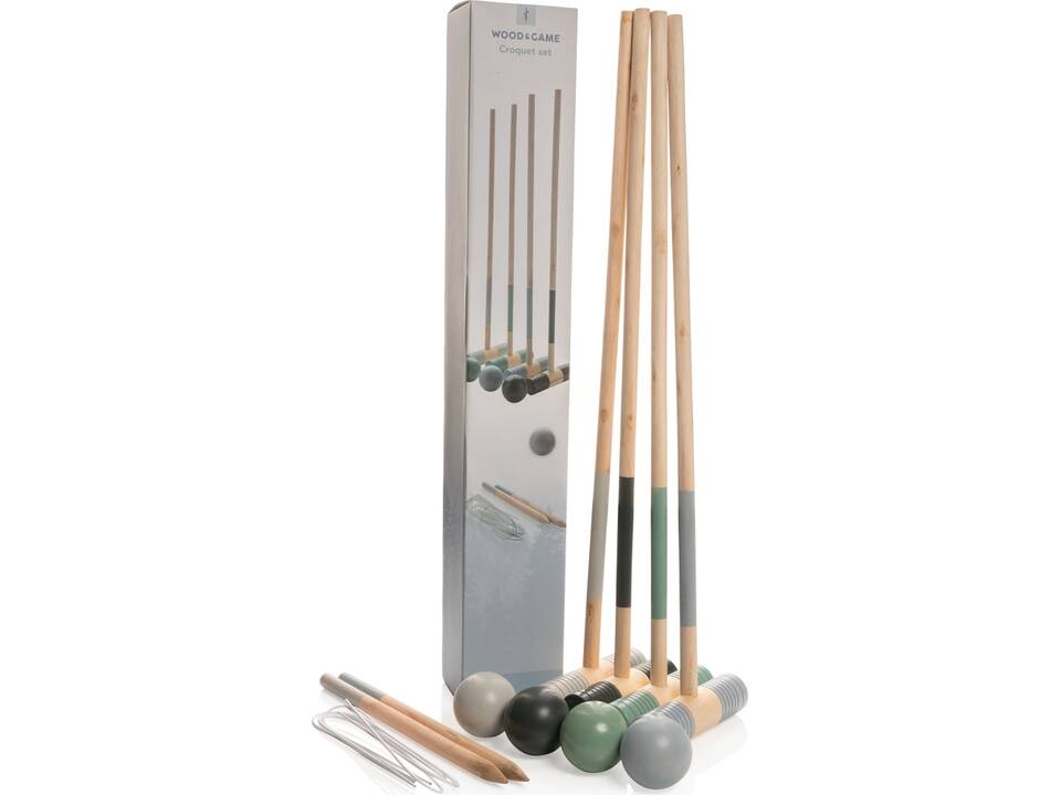 Wooden croquet set 5