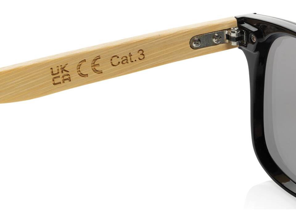 Prism RCS recycled plastic sunglasses with bamboo frame 4