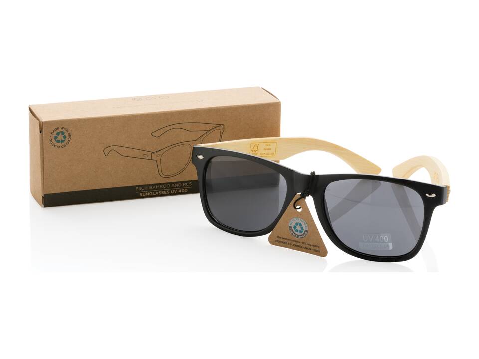 FSC® Bamboo and RCS recycled plastic sunglasses 4