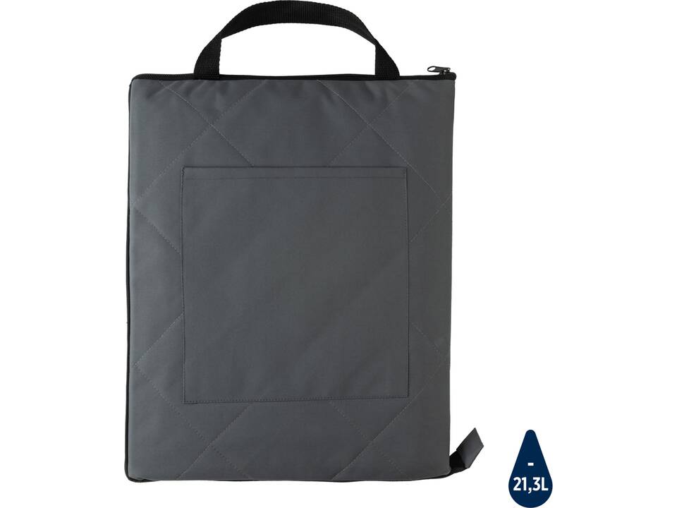 Impact Aware™ RPET foldable quilted picnic blanket 7