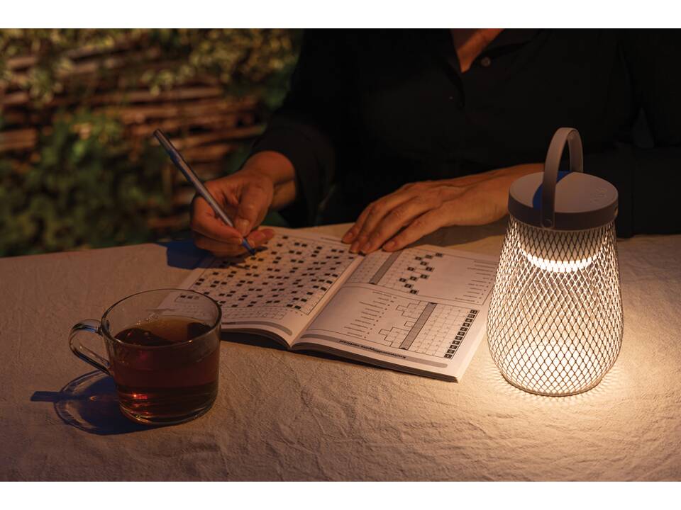 Aurora RCS recycled plastic USB re-chargeable table lamp 9