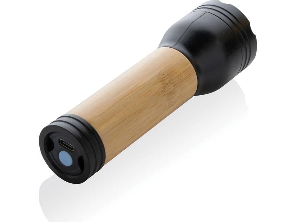 Lucid 3W RCS certified recycled plastic & bamboo torch 2