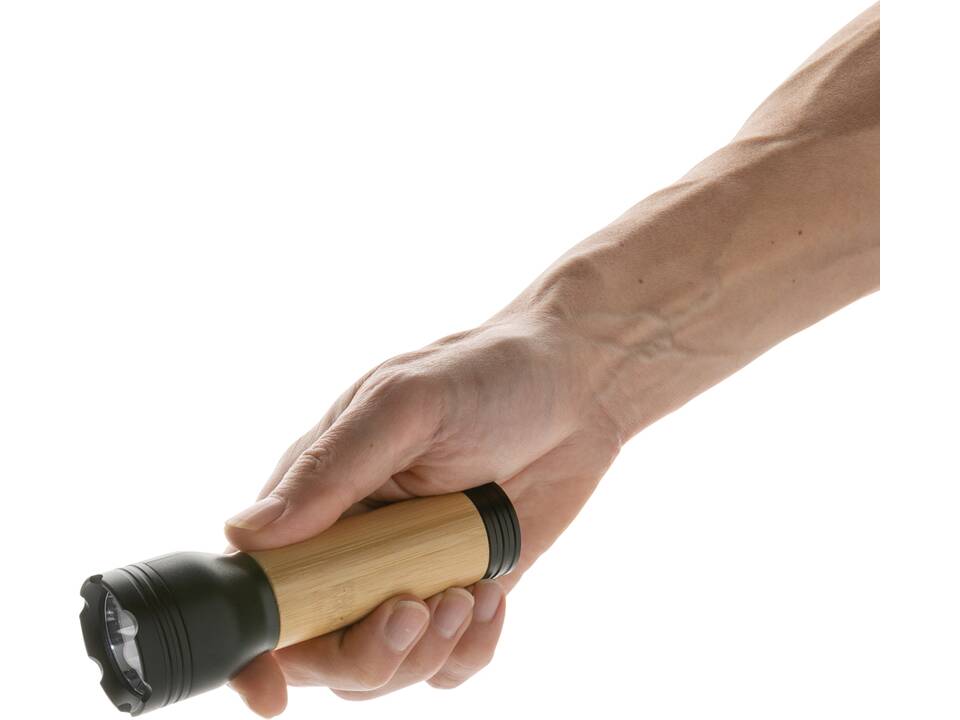 Lucid 3W RCS certified recycled plastic & bamboo torch 3