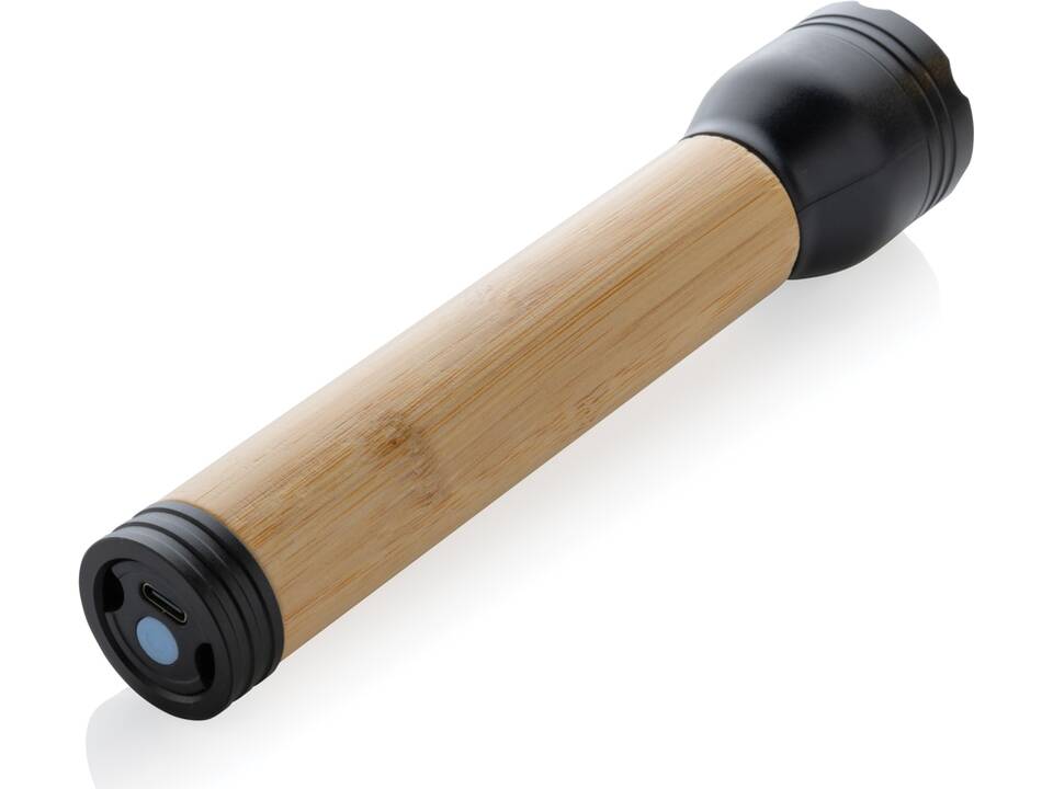 Lucid 5W RCS certified recycled plastic & bamboo torch 2