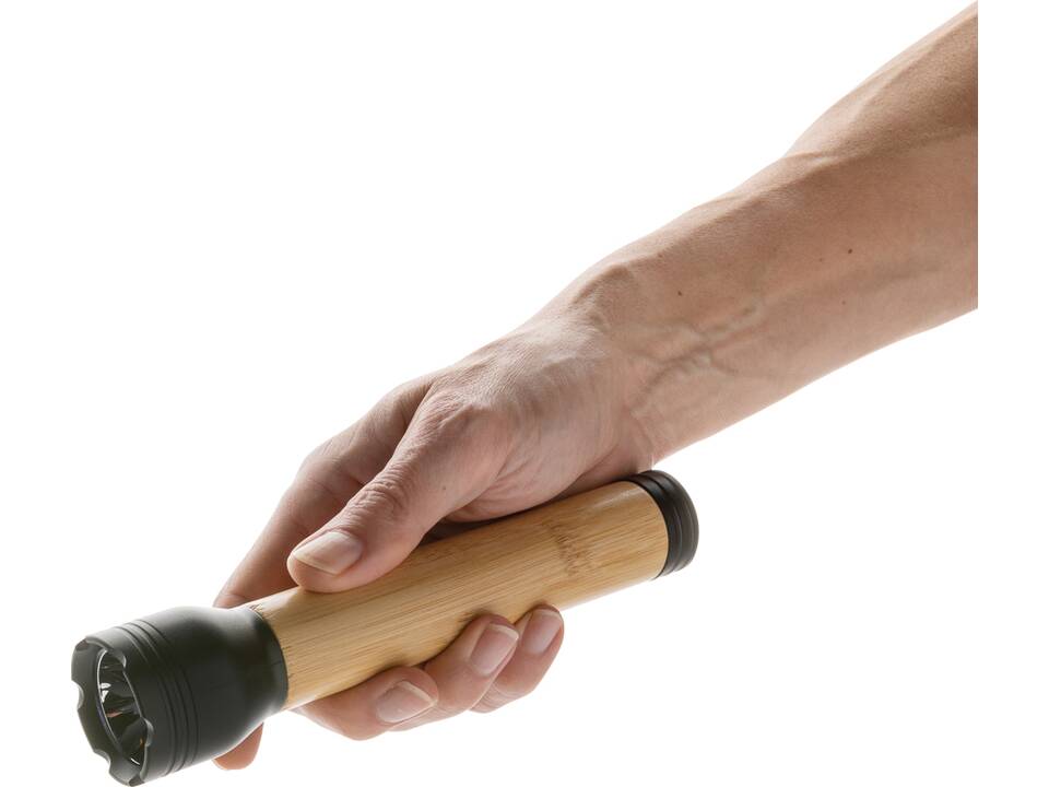 Lucid 5W RCS certified recycled plastic & bamboo torch 3