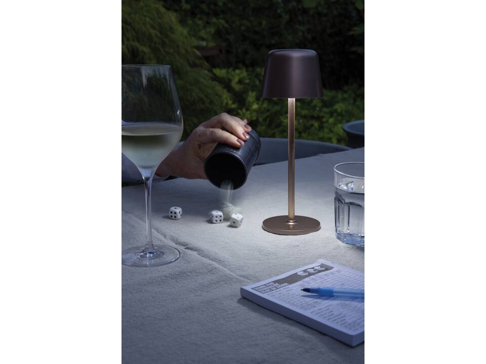Zenic RCS recycled plastic USB re-chargable table lamp 60