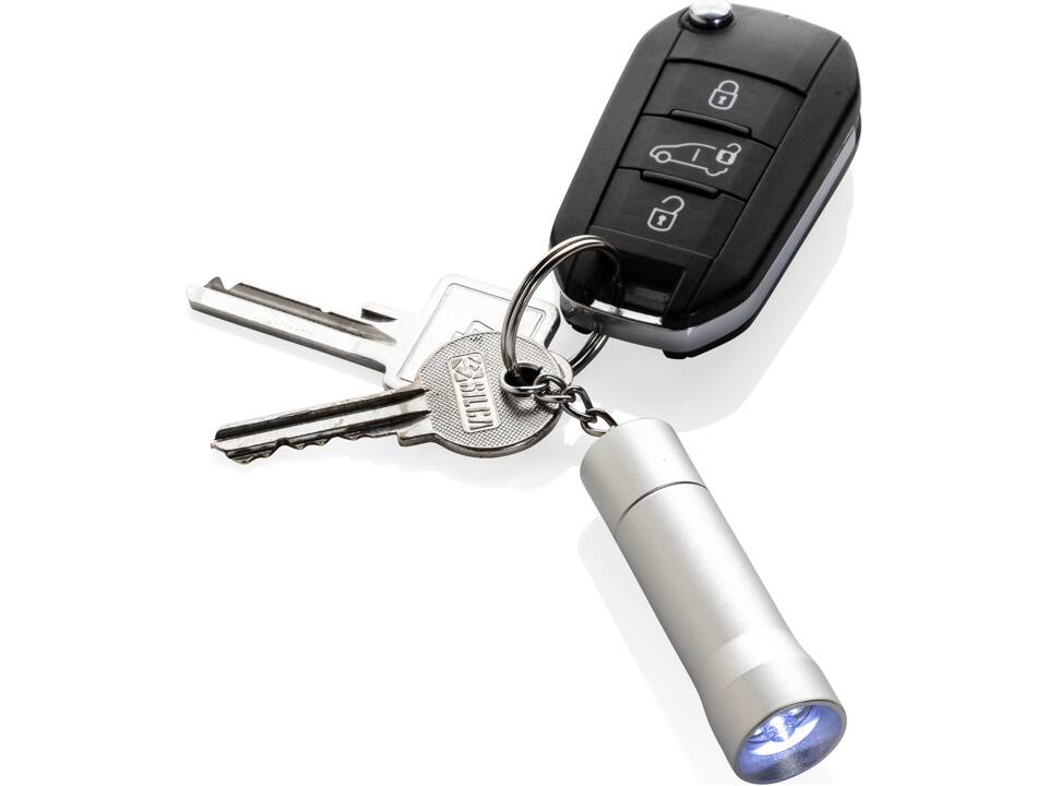 Flash RCS recycled aluminium keychain torch 16