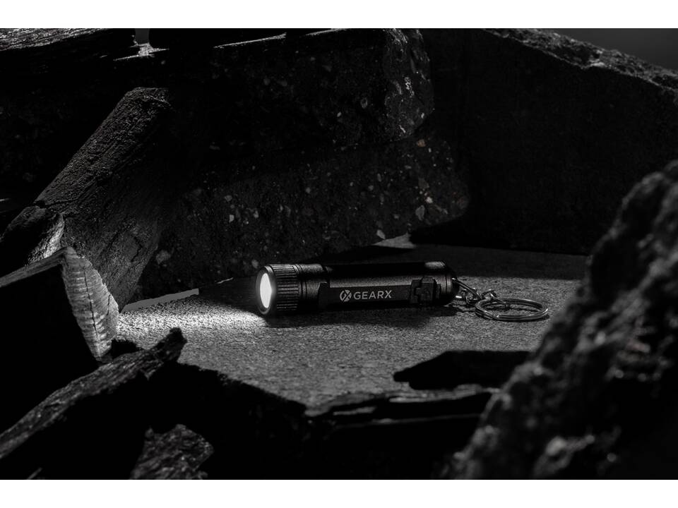 Gear X rechargeable ultra bright keychain torch 5