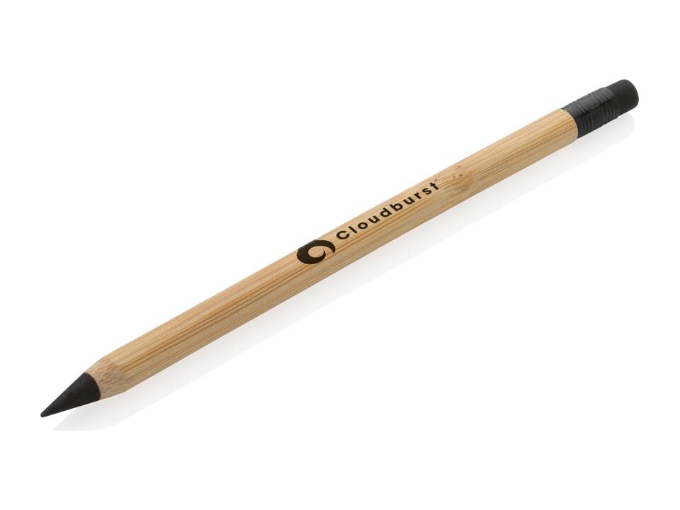 FSC® bamboo infinity pencil with eraser 2