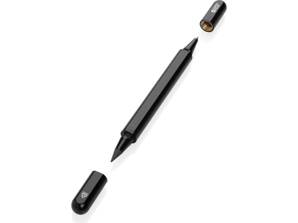 Swiss Peak Storm RCS recycled aluminum dual tip pen 1