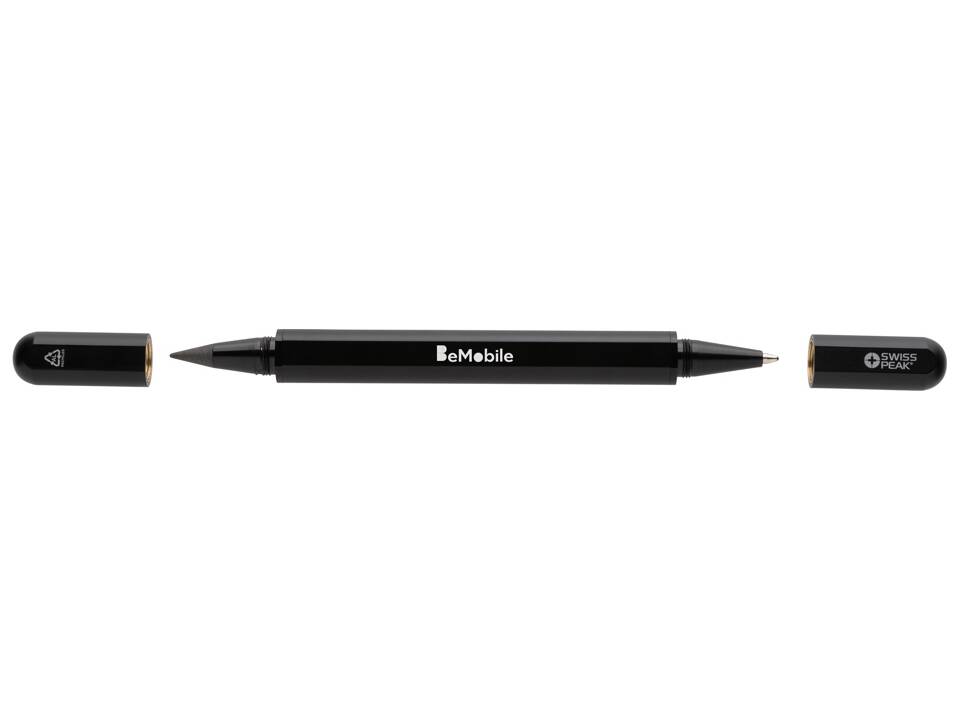 Swiss Peak Storm RCS recycled aluminum dual tip pen 4