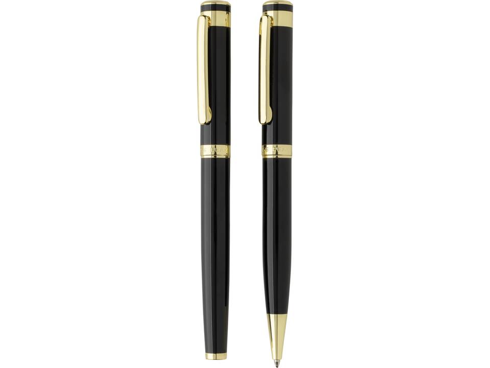 Swiss Peak Luca RCS recycled brass deluxe pen set 1