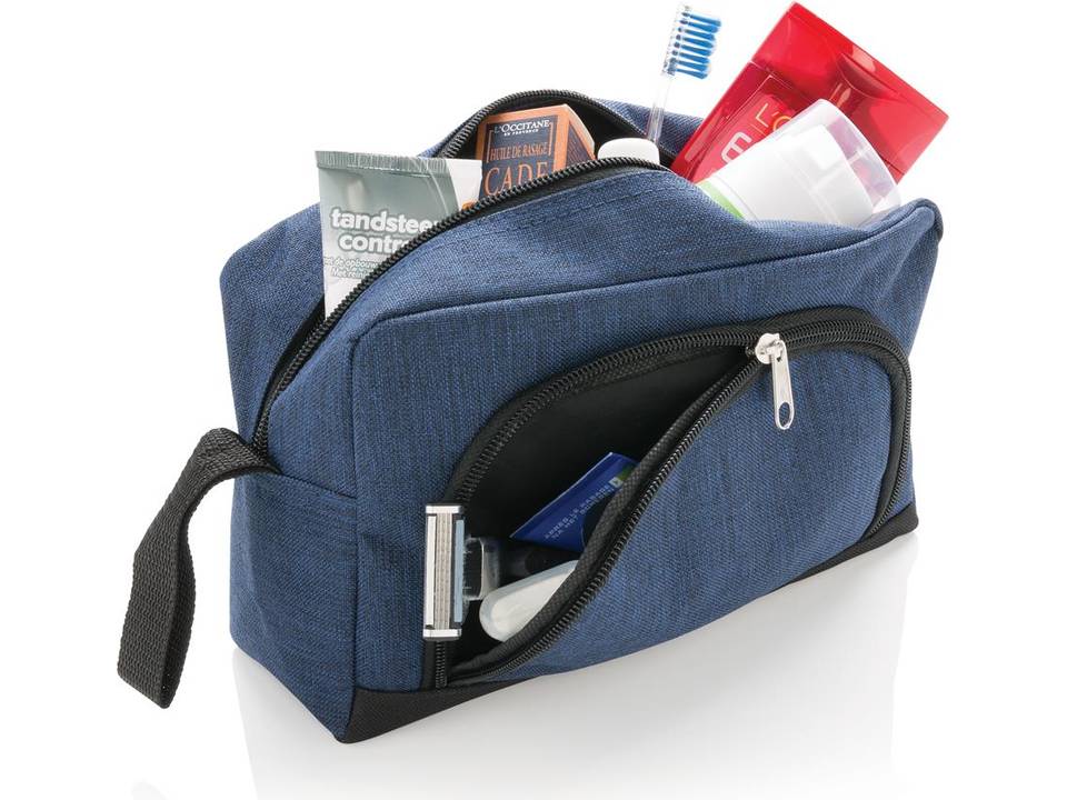 Toiletry bag duo tone