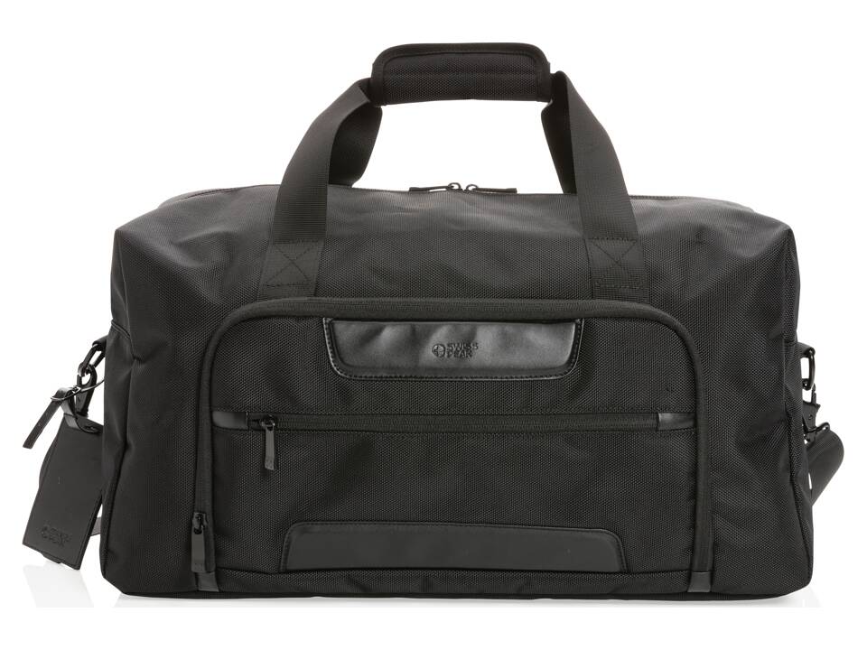 Swiss Peak AWARE™ RPET Voyager weekend bag 1