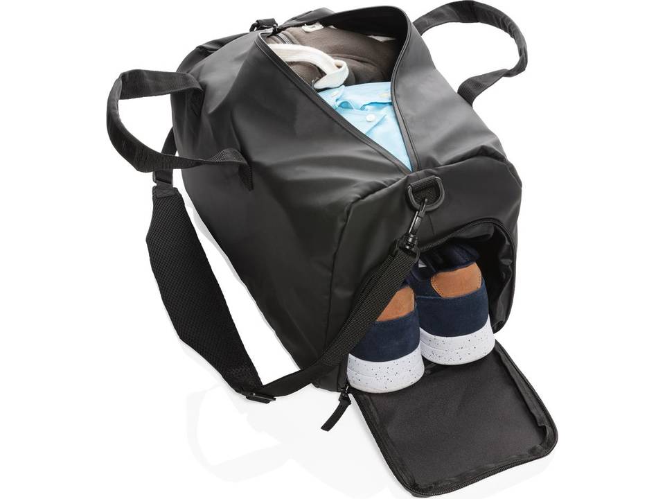 Fashion black weekend bag PVC free 5