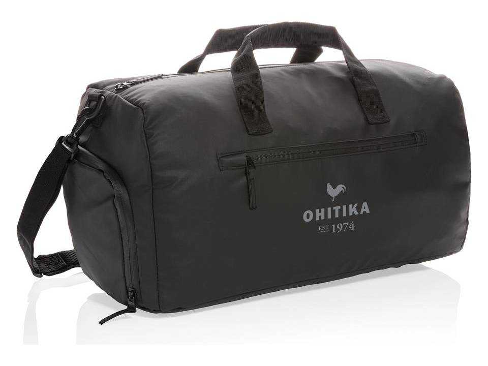 Fashion black weekend bag PVC free 6