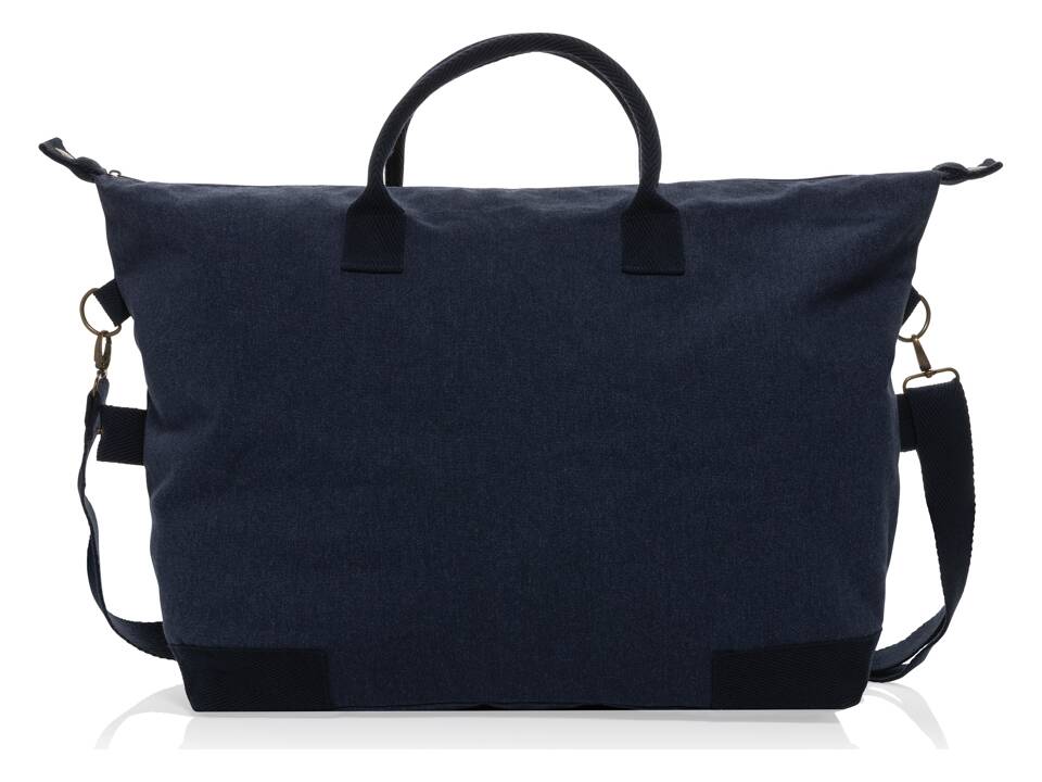 Kezar AWARE™ 500 gsm recycled canvas deluxe weekend bag 19