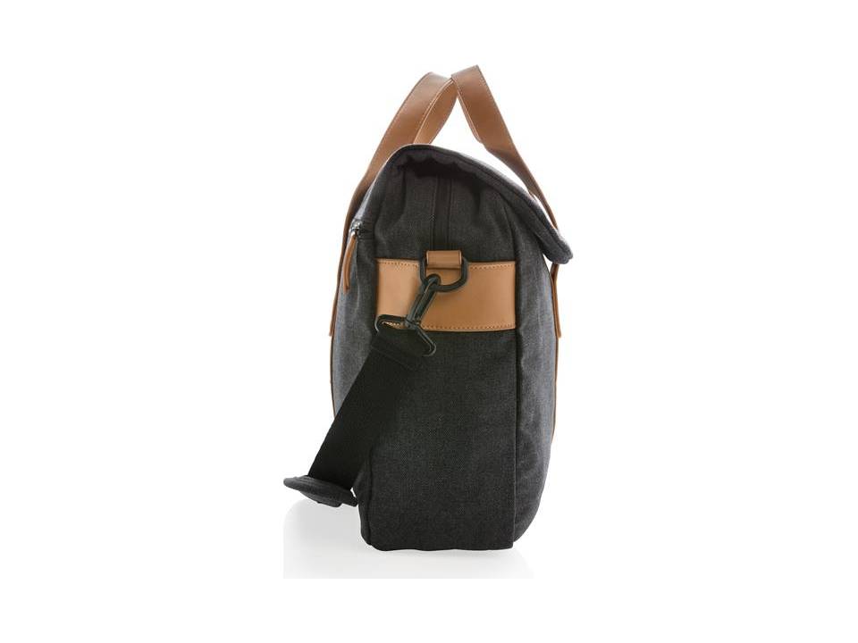 Canvas laptop bag PVC free 11