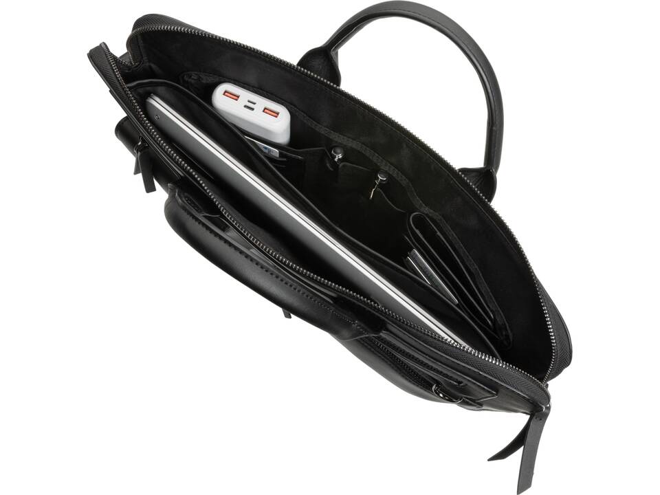 Swiss Peak GRS recycled PU 14 inch laptop bag 4