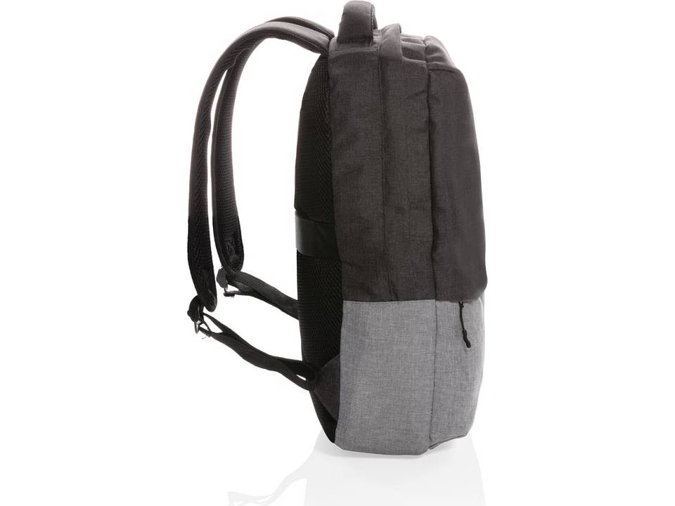 Duo color RPET 15.6" RFID laptop backpack PVC free 2