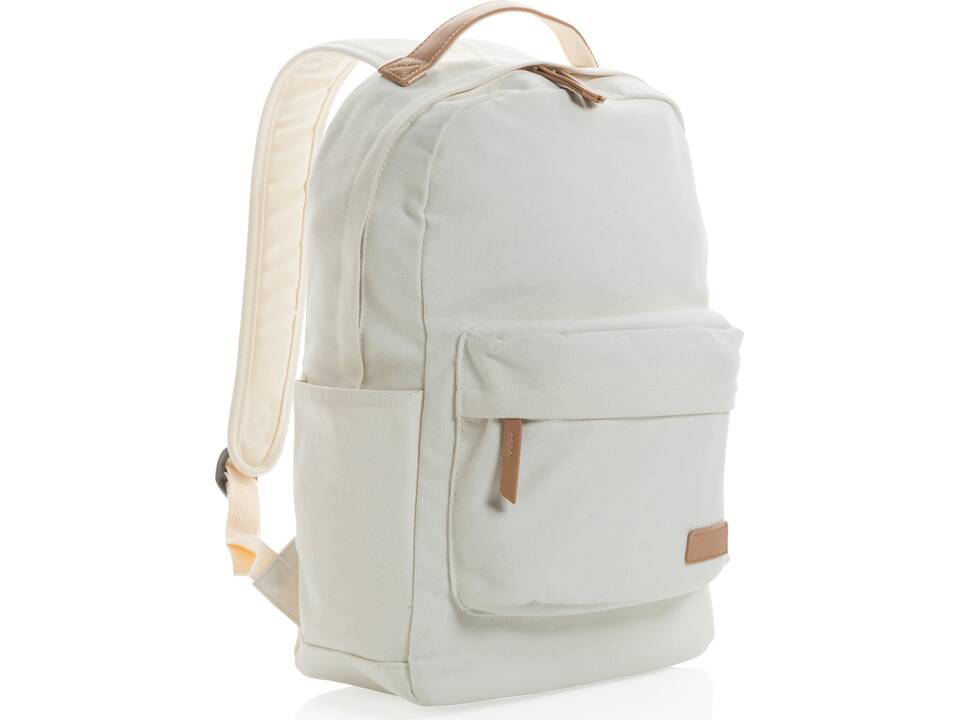 Impact AWARE™ 16 oz. recycled canvas backpack 6