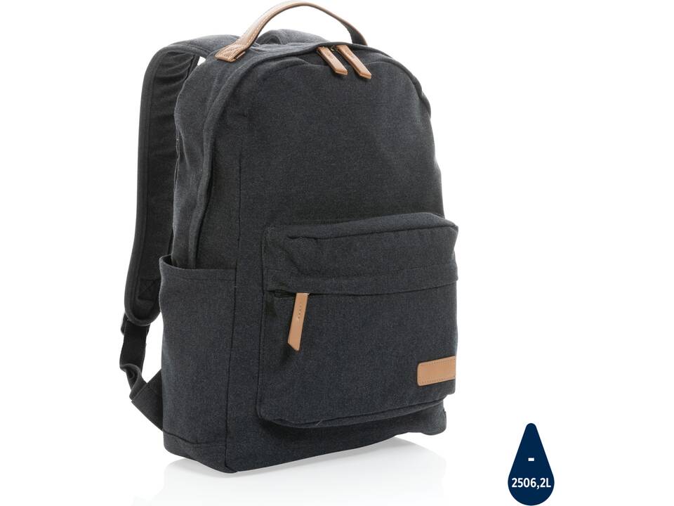 Impact AWARE™ 16 oz. recycled canvas backpack 8