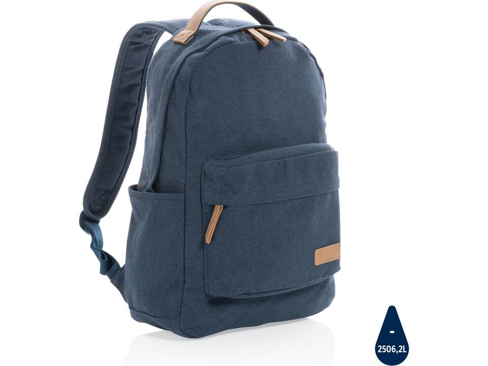 Impact AWARE™ 16 oz. recycled canvas backpack 23