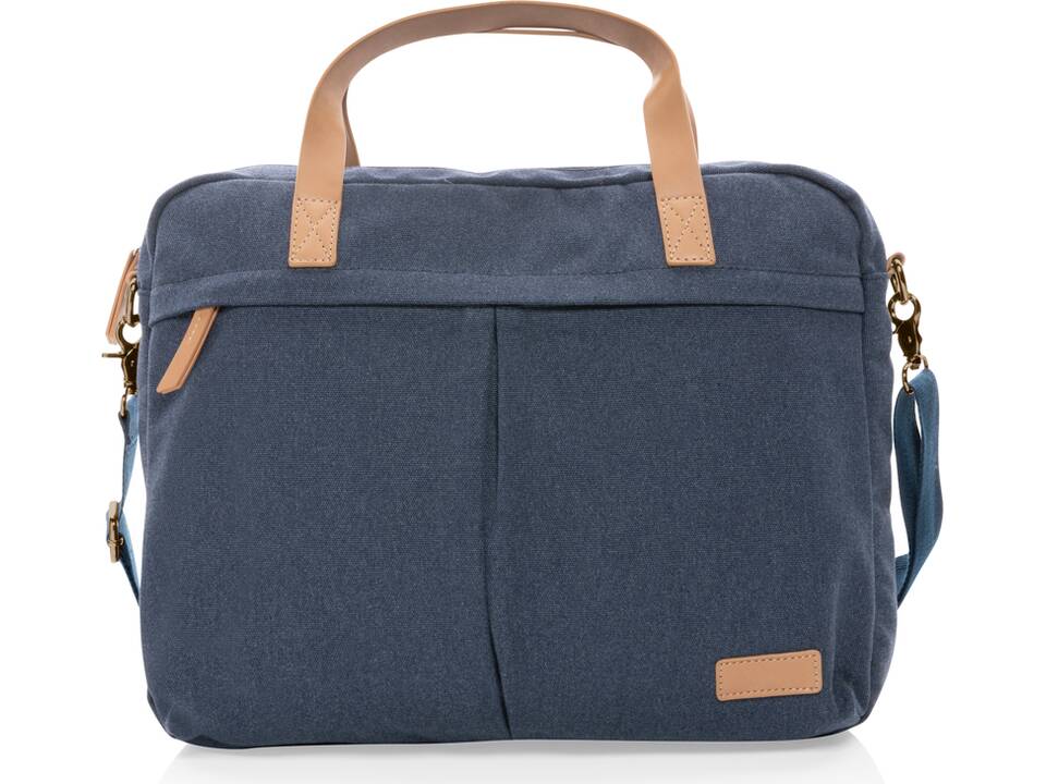Impact AWARE™ 16 oz. recycled canvas laptop bag 23