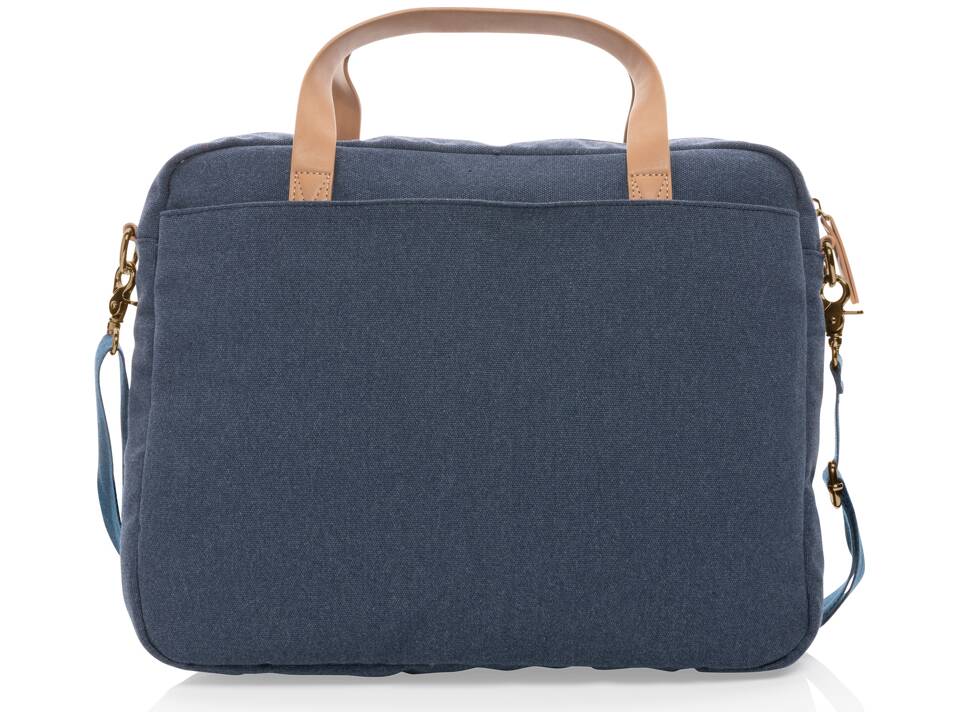 Impact AWARE™ 16 oz. recycled canvas laptop bag 25