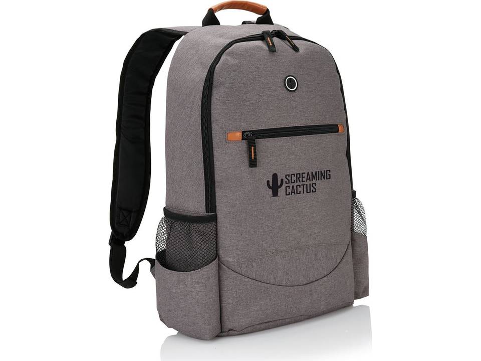 Fashion duo tone backpack 9