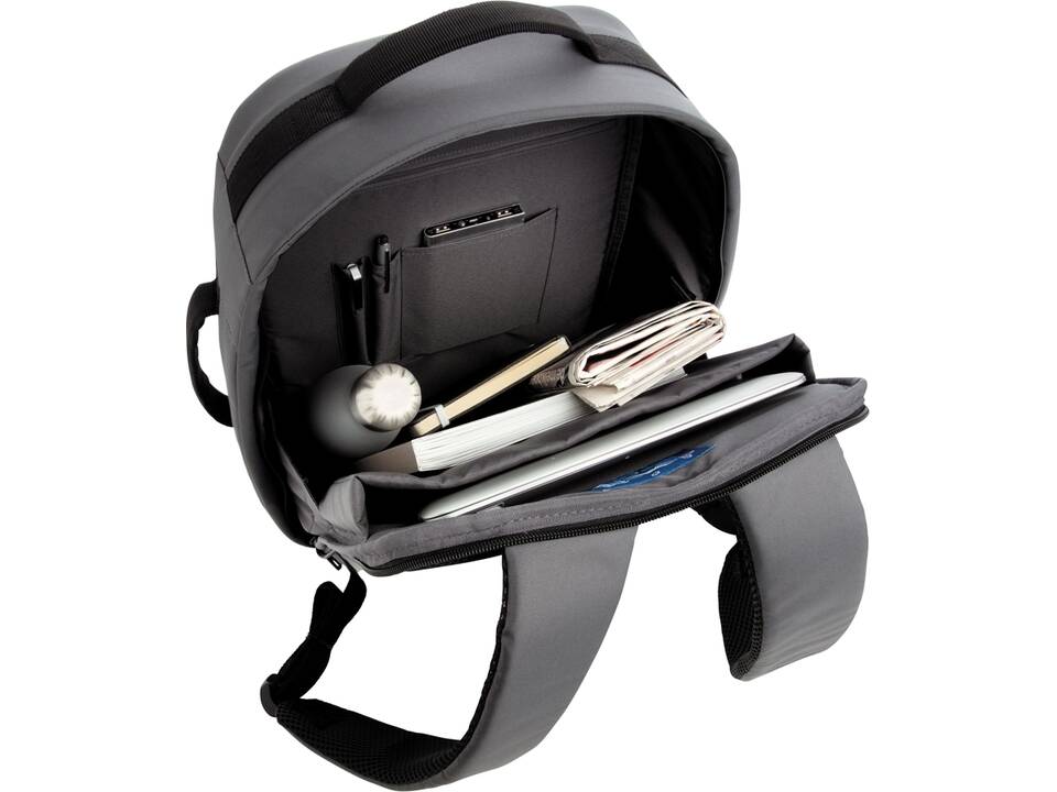 Impact AWARE™ RPET anti-theft 15.6"laptop backpack 16