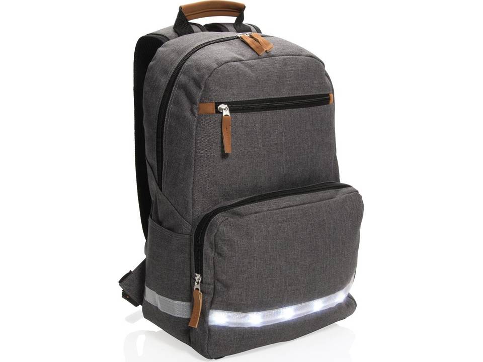 LED light 13” laptop backpack 7