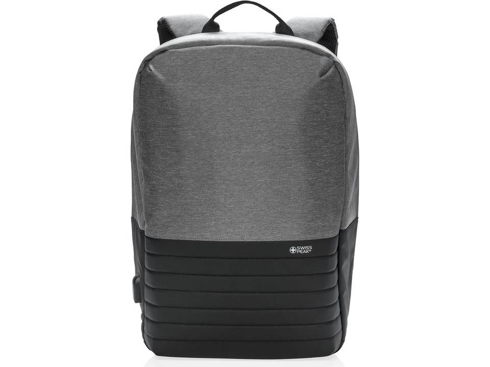 Swiss Peak RFID anti-theft 15" laptop backpack 8