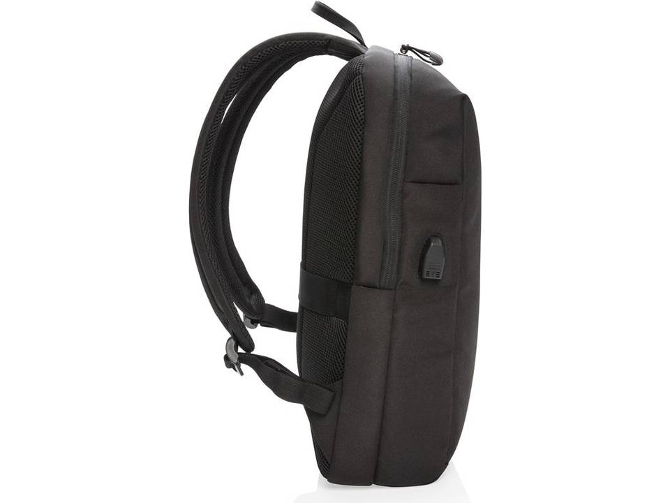 Swiss Peak RFID and USB laptop backpack PVC free 5