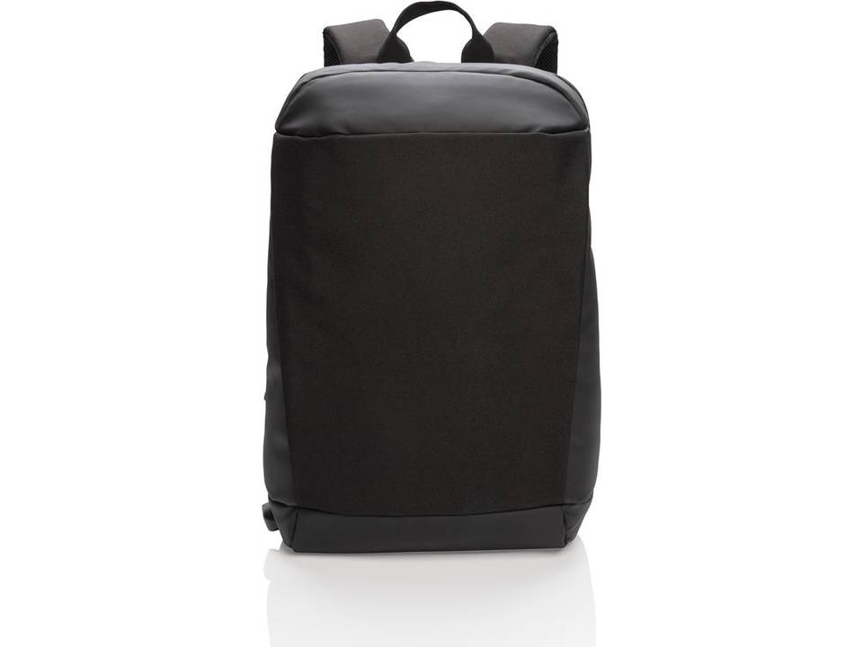 Madrid anti-theft RFID USB laptop backpack PVC free 4