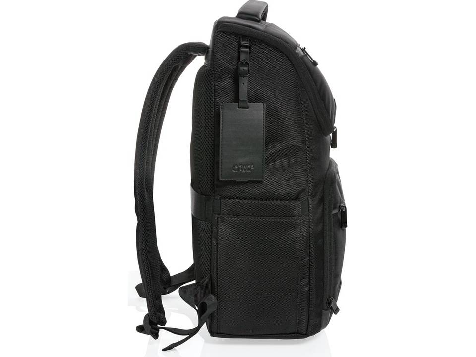Swiss Peak RPET Voyager USB & RFID 15.6"laptop backpack 6