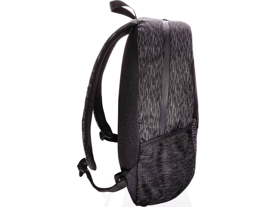 AWARE™ RPET Reflective laptop backpack 12