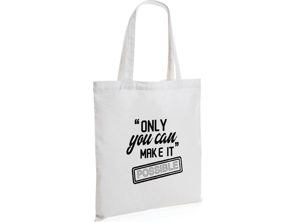 Impact AWARE™ Recycled cotton tote 145g 5