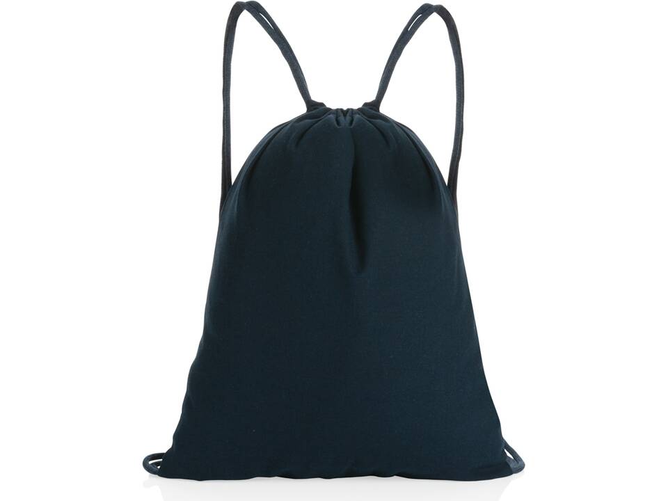 Impact AWARE™ Recycled cotton drawstring backpack 145g 33