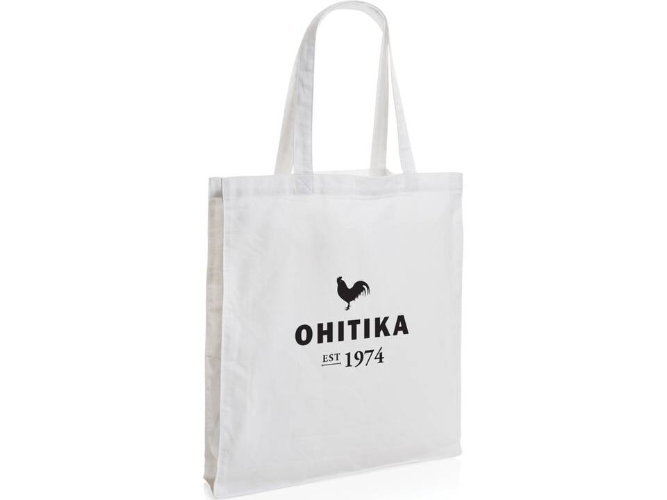 Impact AWARE™ Recycled cotton tote w/bottom 145g 4