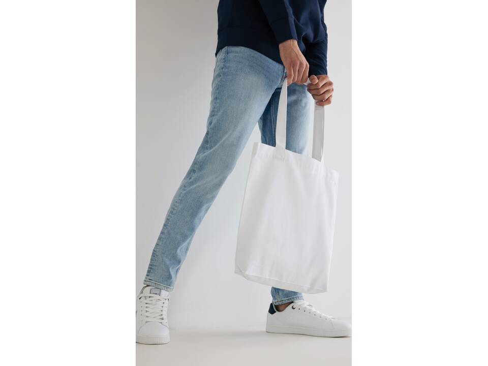 Impact AWARE™ Recycled cotton tote w/bottom 145g 7
