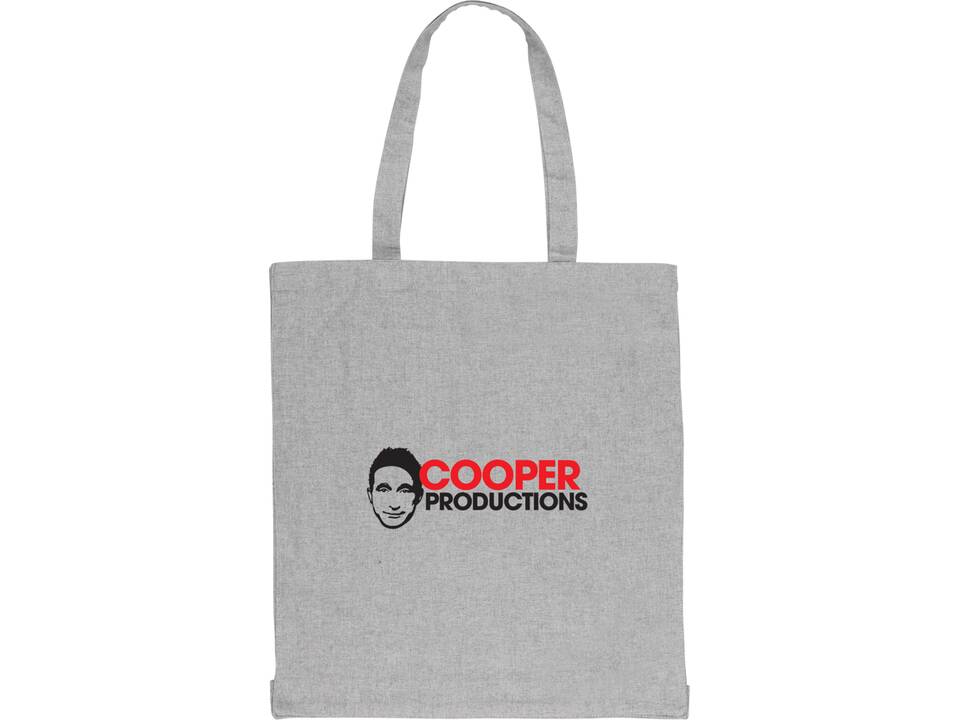 Impact AWARE™ Recycled cotton tote w/bottom 145g 13