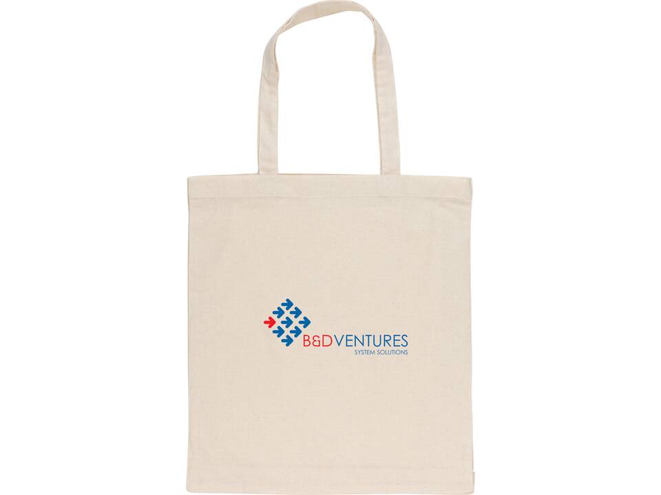 Impact AWARE™ Recycled cotton tote w/bottom 145g 18