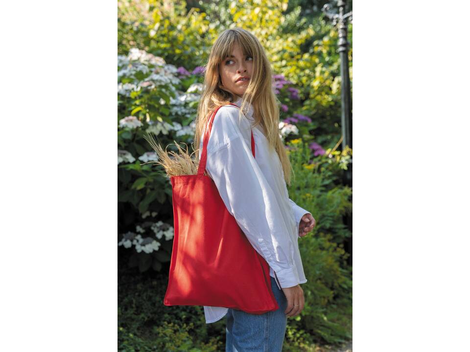 Impact AWARE™ Recycled cotton tote w/bottom 145g 24